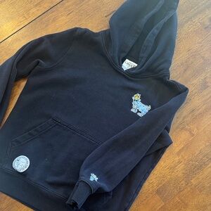 Kids black - large - goat USA hoodie